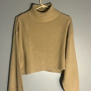H&M turtle neck cropped sweater